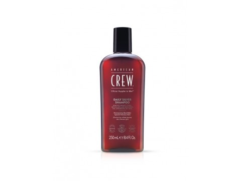 AMERICAN CREW™ DAILY SILVER SHAMPOO Kasdienis šampūnas žiliems plaukams, 250 ml